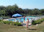 Back Yard Pool Overlooking The Moat Mountains